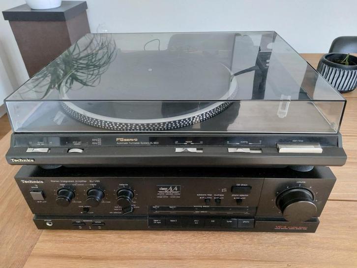 Technics versterker + lp speler, Audio, Tv en Foto, Versterkers en Ontvangers, Gebruikt, Overige merken, Ophalen