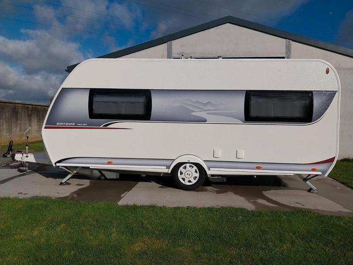 Hobby Ontour 490 SFf, Caravans en Kamperen, Caravans, Bedrijf, Ophalen