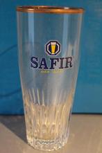 Safir glazen met brede gouden rand  10stuks, Verzamelen, Ophalen of Verzenden, Zo goed als nieuw, Bierglas