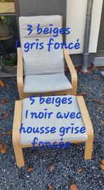 Fauteuils Poang IKEA, Huis en Inrichting, Fauteuils, Ophalen, Hout, Minder dan 75 cm, Zo goed als nieuw