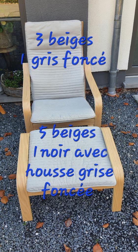 Fauteuils Poang IKEA, Huis en Inrichting, Fauteuils, Zo goed als nieuw, Hout, Stof, 50 tot 75 cm, Minder dan 75 cm, Ophalen