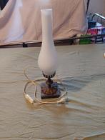 Vintage olielamp stijl, Huis en Inrichting, Ophalen, Minder dan 50 cm, Glas, Vintage olielamp stijl