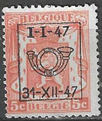 Belgie 1947 - OBP 560pre - Opdruk D - 5 c. (ZG) beschikbaar voor biedingen