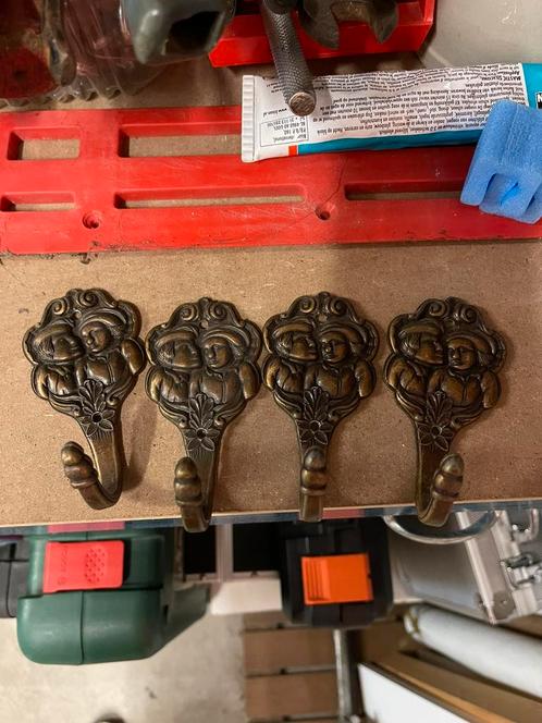 4 antiek kapstokjes, Huis en Inrichting, Woonaccessoires | Kapstokken, Ophalen of Verzenden