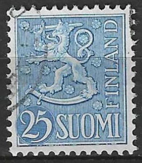 Finland 1954/1958 - Yvert 415 - Leeuw (ST), Postzegels en Munten, Postzegels | Europa | Scandinavië, Gestempeld, Finland, Verzenden