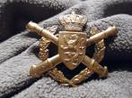 insigne de casquette Ecole d'Artillerie ABL, Collections, Emblème ou Badge, Armée de terre, Enlèvement ou Envoi