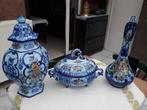 blauwe potten uit Portugal, Huis en Inrichting, Woonaccessoires | Vazen, Blauw, Zo goed als nieuw, Ophalen