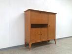 Vintage mid-century wandkastje/highboard/secrataire 1950's, Ophalen, Gebruikt, Mid-century
