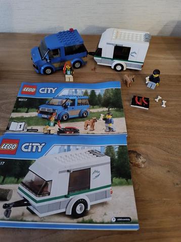 LEGO city set 60117 Busje met Caravan beschikbaar voor biedingen