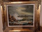 Schilderij Andries water prijs 250euro, Antiek en Kunst, Ophalen