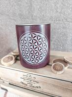 Brûleur Encens Pierre Saponite déco Fleur de Vie, Enlèvement ou Envoi, Autres matériaux, Chandelier, Neuf