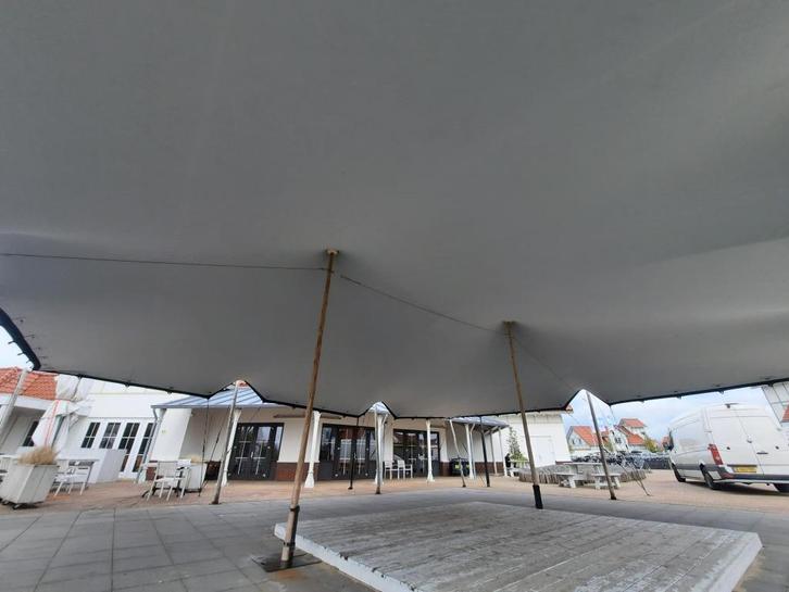 Stretchtenten – Premium kwaliteit in het platinum – Scherp, Hobby en Vrije tijd, Feestartikelen | Verhuur, Ophalen