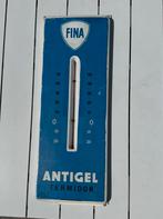 FINA oud reclamebord / thermometer, Verzamelen, Merken en Reclamevoorwerpen, Ophalen of Verzenden, Gebruikt, Reclamebord