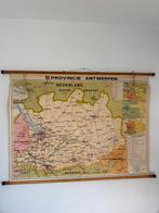 Oude schoolkaart Provincie Antwerpen Cremers 1972, Antiek en Kunst, Antiek | Schoolplaten, Ophalen