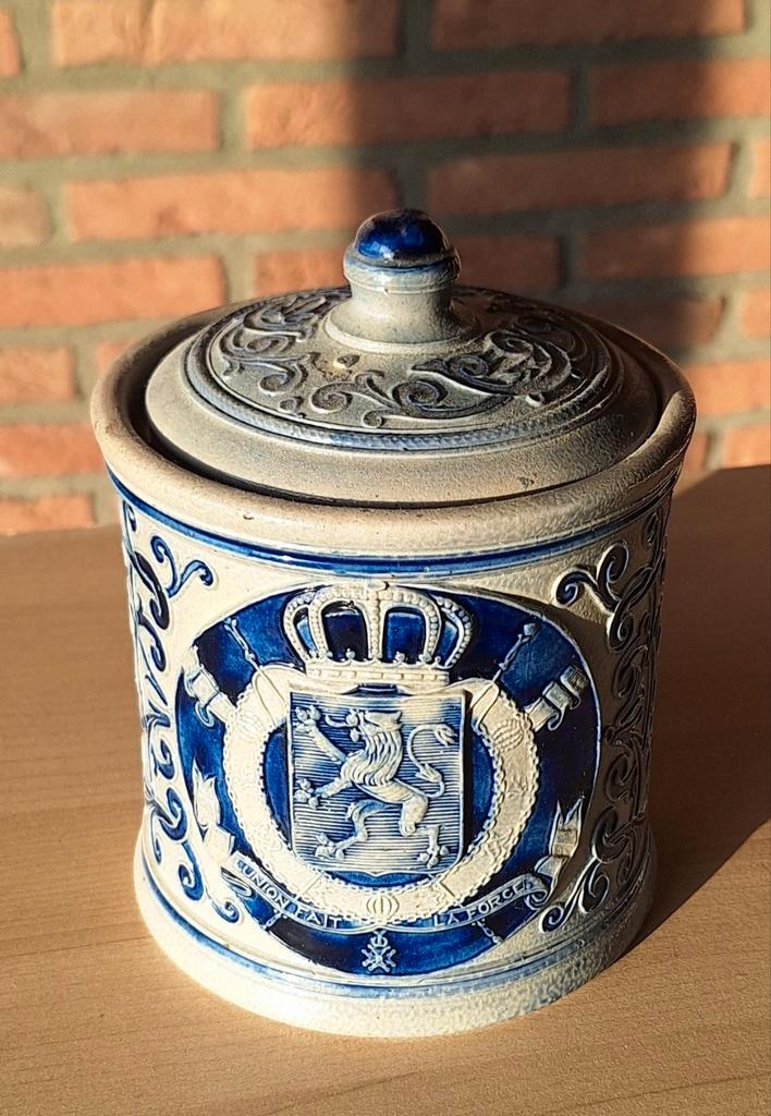 Pot à tabac ancien, Antiquités & Art, Antiquités | Bougeoirs, Enlèvement