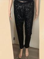 Pantalon noir à sequins (taille XS/S), Enlèvement ou Envoi, Comme neuf, Longs, Noir