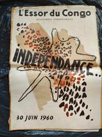 Independance Congo Belge, speciale uitgave van de krant Esso, Verzenden, 20e eeuw of later, Gelezen