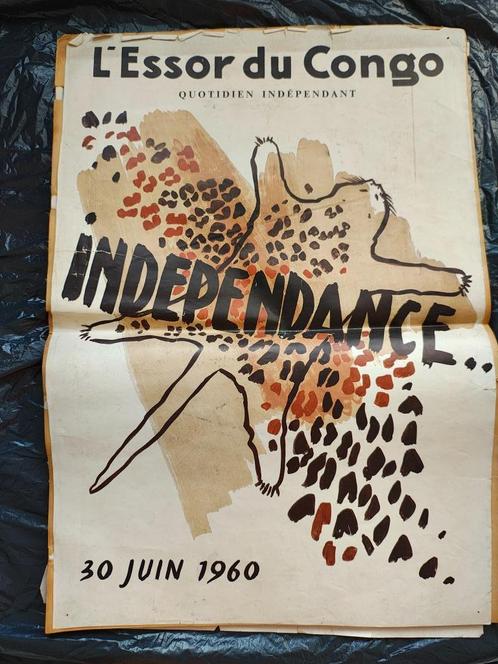 Independance Congo Belge, speciale uitgave van de krant Esso, Boeken, Geschiedenis | Nationaal, Gelezen, 20e eeuw of later, Verzenden