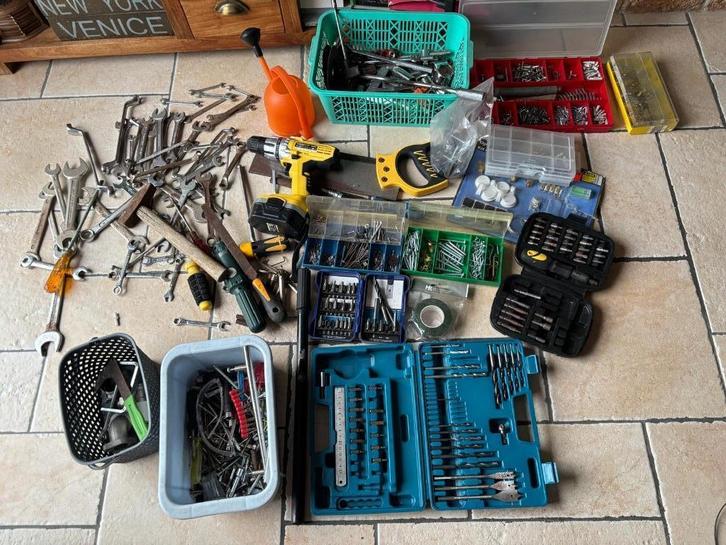 Lot divers werkgerief, Doe-het-zelf en Bouw, Gereedschap | Handgereedschap, Gebruikt, Ophalen