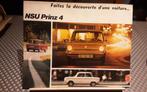 Nsu prinz  4 brochure, Enlèvement ou Envoi, Comme neuf