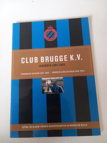 Annuaire 2002-2003 Club Brugge KV Football Bleu-Noir Sport