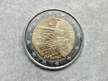 2 euromunten Olympische spelen doe een bod, Antiek en Kunst, Curiosa en Brocante, Ophalen of Verzenden