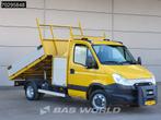 Iveco Daily 50C15 3.0L Kipper met Kist Dubbellucht 3,5t Trek, Euro 5, Stof, Gebruikt, 145 pk
