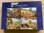 Puzzle Bluebird, Les 4 saisons, 1000 pcs, Brueghel, Comme neuf, 500 à 1500 pièces, Puzzle, Enlèvement