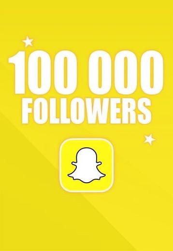 COMPTE SNAPCHAT 100.000 FOLLOWERS 