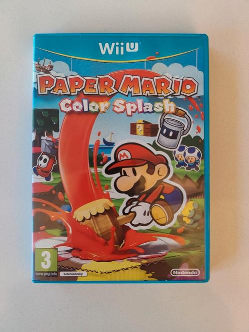 Paper Mario : Color Splash, Games en Spelcomputers, Games | Nintendo Wii U, Zo goed als nieuw, Overige genres, Vanaf 3 jaar, Ophalen