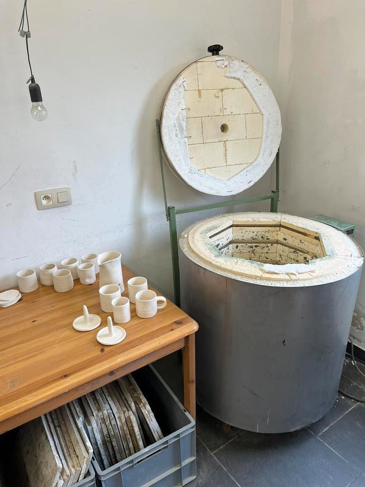 Keramiekoven Toma - bovenlader 120l, Hobby en Vrije tijd, Pottenbakken, Gebruikt, Ophalen