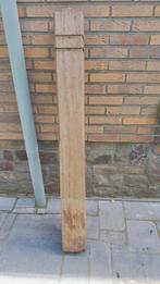 3 hard houten  paaltjes met kegelkop 14 x14, Enlèvement ou Envoi
