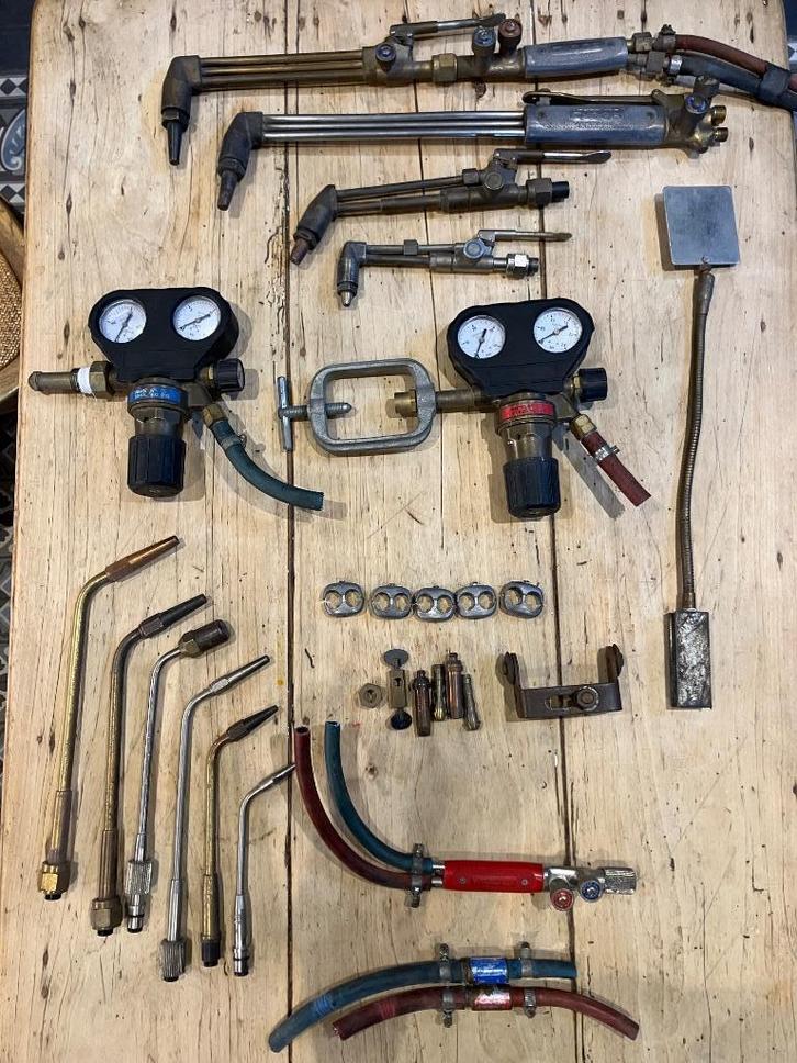 Soldeerapparatuur voor de vloer en vlamsnijbrander, Doe-het-zelf en Bouw, Gereedschap | Lasapparaten, Gebruikt, Overige typen