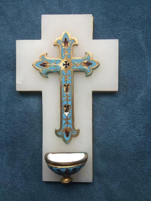 Bénitier ancien, Antiek en Kunst, Antiek | Religieuze voorwerpen, Verzenden