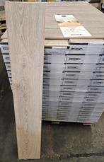 Stratifié Uniclic 7 mm chêne blanc cassé, support compris, Maison & Meubles, 75 m² ou plus, Enlèvement, Aggloméré, Blanc