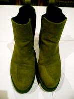 bottines boots kaki en daim, Vêtements | Femmes, Comme neuf, Autres couleurs, Enlèvement ou Envoi