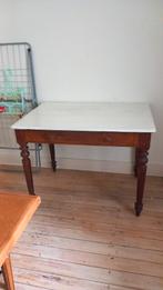 Houten tafeltje, Huis en Inrichting, Gebruikt, Rechthoekig, Hout, Ophalen