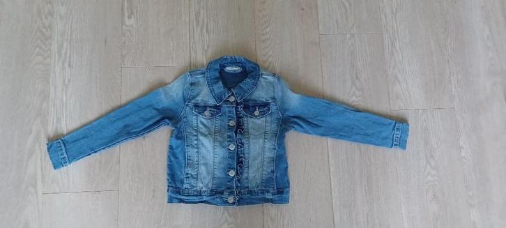 Jeans vest / jas Name It maat 116 (meisjes), Enfants & Bébés, Vêtements enfant | Taille 116, Comme neuf, Fille, Manteau, Enlèvement ou Envoi
