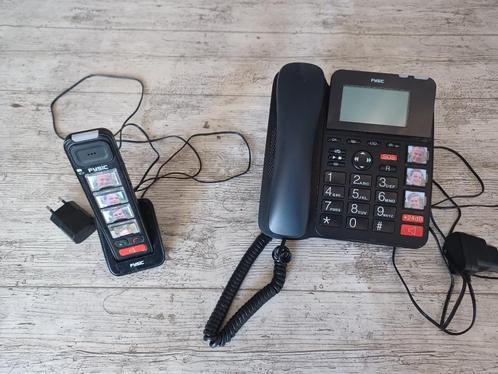 Seniorentelefoon vaste lijn, Télécoms, Téléphones fixes | Combinés & sans fil, Comme neuf, 1 combiné, Enlèvement ou Envoi