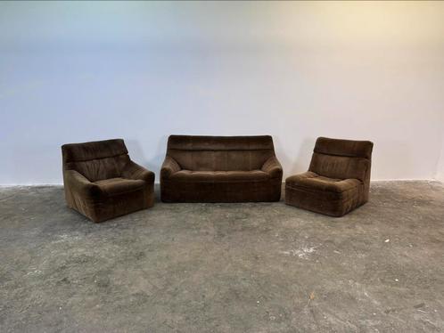 Rolf Benz vintage sofa set bruin, Huis en Inrichting, Zetels | Complete zithoeken, Gebruikt, Ophalen