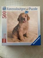 Golden Retriever pup Puzzle, Hobby en Vrije tijd, Nieuw, Minder dan 500 stukjes, Ophalen of Verzenden, Legpuzzel