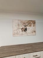 Peinture - Cerf en sépia, Neuf, 75 cm ou plus, Enlèvement, Peinture