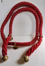 Antiek trappen touw met koperen steunen, Ophalen of Verzenden, Koper