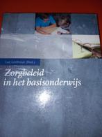 Zorgbeleid in het basisonderwijs -> 2€, Boeken, Ophalen of Verzenden, Zo goed als nieuw, Sociale psychologie