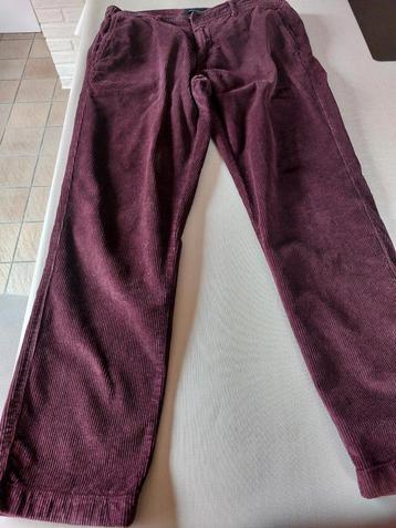 Mooie herenbroek Mr MARVIS the cords W36 L30 bordeaux beschikbaar voor biedingen