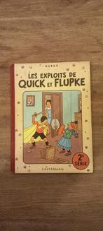 bd quick et flupke 2 ème serie edition 1950, Gelezen, Ophalen of Verzenden, Herge, Eén stripboek