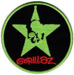 Gorillaz stoffen opstrijk patch embleem, Verzenden, Nieuw, Kleding