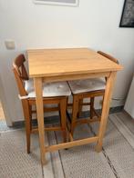 Bartafel + krukjes Rönninge Ikea, Huis en Inrichting, Ophalen, Zo goed als nieuw