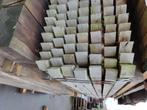hardhout 60x60mm lang 2,50m met punt 55 stuks prijs 10 euro, Ophalen, Hardhout