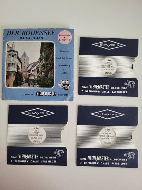 gaf view master 1955 der bodensee deutschland 3 schijven, Antiek en Kunst, Antiek | Speelgoed, Ophalen of Verzenden